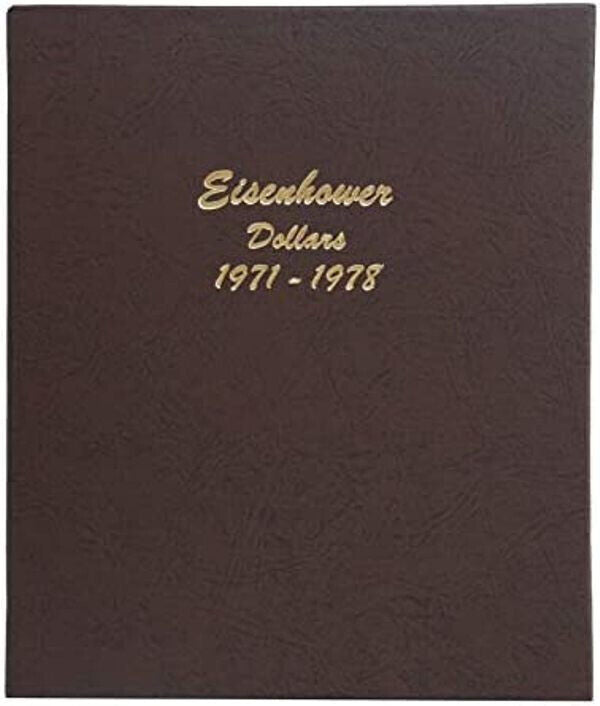 Eisenhower Ike Dollars 1971 - 1978 Dansco Album 7176 Set - 2-Pages Folder DM646