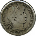 1915-D Barber Silver Half Dollar - Denver Mint - A649