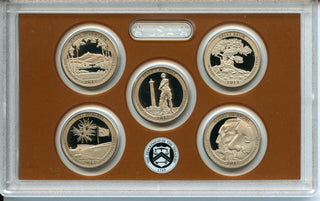 2013 America the Beautiful Quarter Proof Set - National Park Coins ATB - US Mint