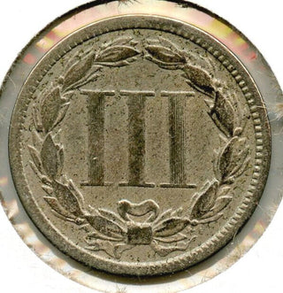 1865 3-Cent Nickel - Three Cents - CC667