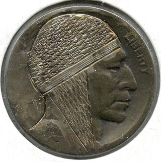 Hobo Nickel Engraved Coin - United States Buffalo Indian Head - B951