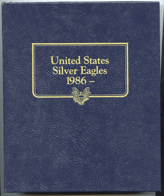 United States Silver Eagles 1986 - Whitman Classic Album 9157 Coin Folder - G507