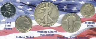 Americana Series 1905 - 1964 Coin Set Collection - Silver - G942