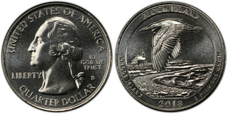 2018-D Block Island Rhode Island Park NP ATB 25C Unc Quarter Denver mint 088