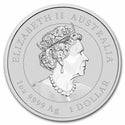 2022 Australia Year of the Tiger 1 Oz 9999 Silver $1 Dollar Coin Lunar - JN465