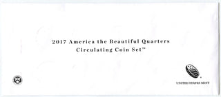 2017 America the Beautiful ATB Quarters National Park Coin Set US Mint - C318