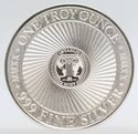 2020 Mongolian Death Worm 999 Silver 1 oz Art Medal Round Cryptozoology JJ273