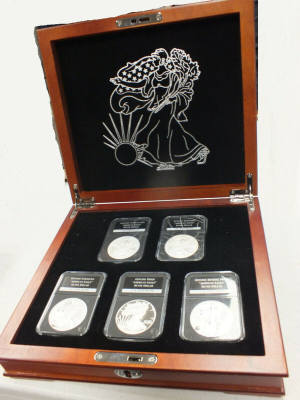 American Eagle Silver Dollars PCS Coin 2008 - 2015 Set Collection - BT911