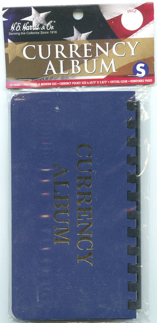 Whitman Currency Album Fractional & Modern Bill Holder 10 Clear Pages -DN486