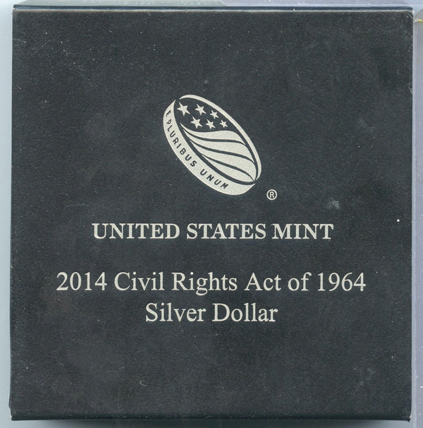 2014 Civil Rights Act of 1964 Silver Dollar US Commemorative Coin -DN515