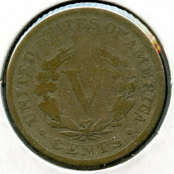 1886 Liberty V Nickel - Five Cents - BX59