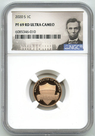 2020-S Lincoln Proof Cent Penny NGC PF69 RD Ultra Cameo - San Francisco - E244