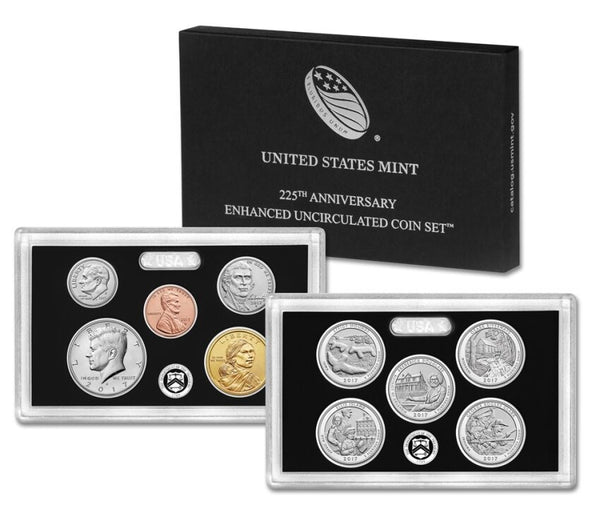 38 Sets 2017 Enhanced Uncirculated Coin US Mint 225th Anniversary Sealed Box Lot