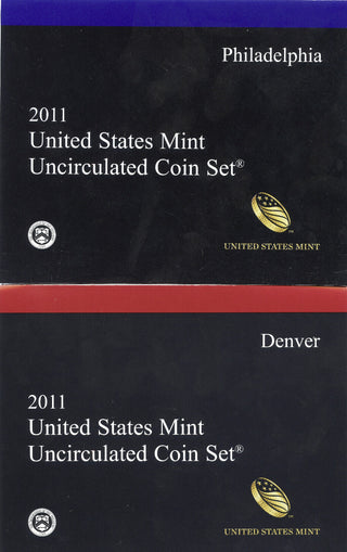 2011 Uncirculated US OGP Mint 28- Coin Set United States Philadelphia and Denver
