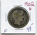 1902-O Barber Silver Half Dollar - New Orleans Mint - A665