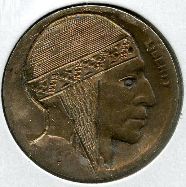 Hobo Buffalo Nickel - Engraved Coin Art - United States -BP689