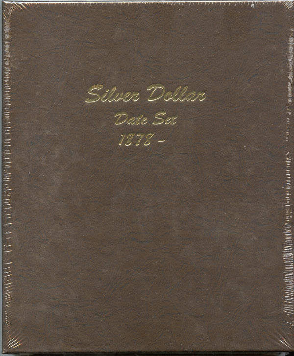 Dansco Album 7172 Silver Dollar Date Set 1878- 5 Pages -DM645