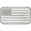 American USA Flag Stars & Stripes 1 Oz Ounce Fine 999 Silver Art Bar Patriotic