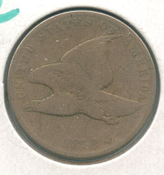 1858 P Flying Eagle Cent 1C Philadelphia Mint Copper Nickle Small Letters- ER182