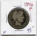 1896 Barber Silver Half Dollar - Philadelphia Mint - A668