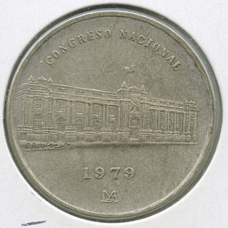 1979 Peru 1000 Soles Silver Coin Un Mil - DN166