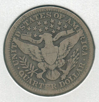 1916-P Silver Barber Quarter 25c Philadelphia Mint - KR187