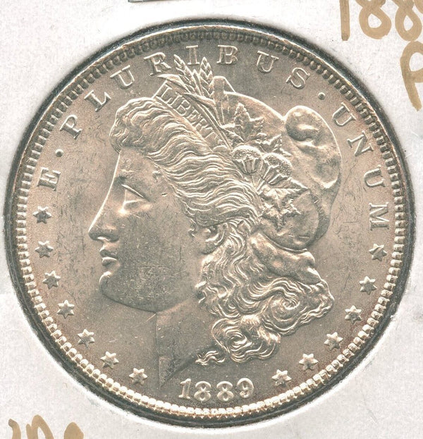 1889-P  Unc Morgan Silver Dollar $1 Philadelphia Mint  - ER993