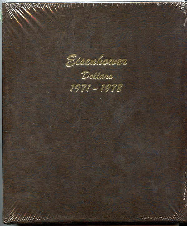 Dansco Album 7176 Eisenhower Dollars 1971-1978 -2 Pages -DM646