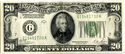 1928 $20 Fedral Reserve Currency Note  -Demand Note -