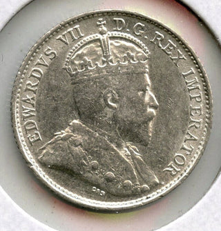 1904 Canada Silver Coin 5 Cents - King Edward VII - E211