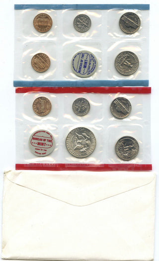 1970 Uncirculated US OGP Mint 10-Coin Set United States Philadelphia and Denver