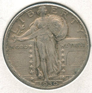 1930-P Silver Standing Liberty Quarter SLQ Philadelphia Mint - ER304