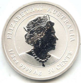2021 Lunar Year of Ox Australia 9999 Silver 1/2 oz Coin 50 Cents - E135