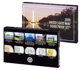 2020 Silver Proof Coin Set - United States Mint OGP - No Nickel - B845