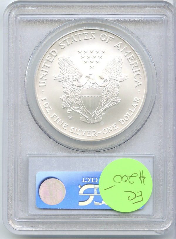 2006 W American Eagle 1 oz Silver Dollar PCGS MS70-DN105