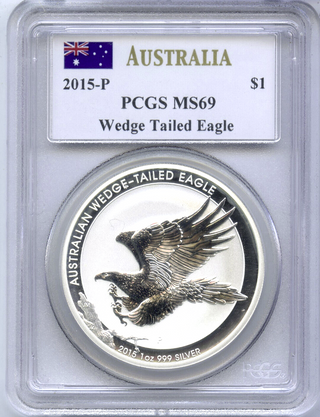 2015-P Australia Wedge Tailed Eagle MS69 PCGS Certified -DM394