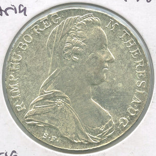 1780 Austria Maria Theresa Silver Thaler -DN528
