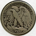1920-S Walking Liberty Silver Half Dollar - San Francisco Mint - JL810