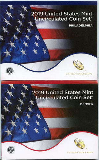2019 United States Uncirculated US Mint Coin Set - OGP Philadelphia & Denver