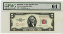 1953-C $2 United States Note PMG 64 Choice Uncirculated Fr 1512 Red Seal - C999