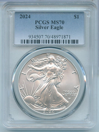 2024 American Eagle 1 oz Silver Dollar PCGS MS70 - KR299