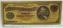 1886 $5 Morgan Back Dollar Silver Certificate 24K Gold Foil Note Bill - LG338