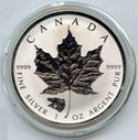2016 Canada Maple Leaf 9999 Silver 1 oz Grizzly Bear Privy $5 Coin - A207