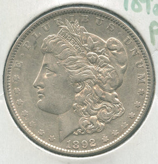 1892-P Morgan Silver Dollar $1 Philadelphia Mint - ER375