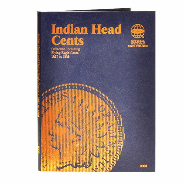 Indian Head Flying Eagle Cents 1857 - 1909 Set Coin Folder Whitman 9003 Album