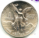 1982 Mexico Libertad 999 Silver 1 oz Coin Plata Pura Onza Mexican Bullion DM875