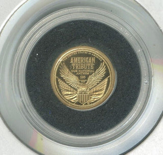 American Tribute National Anthem 1/2 Gram Gold Medal 14k - DN373