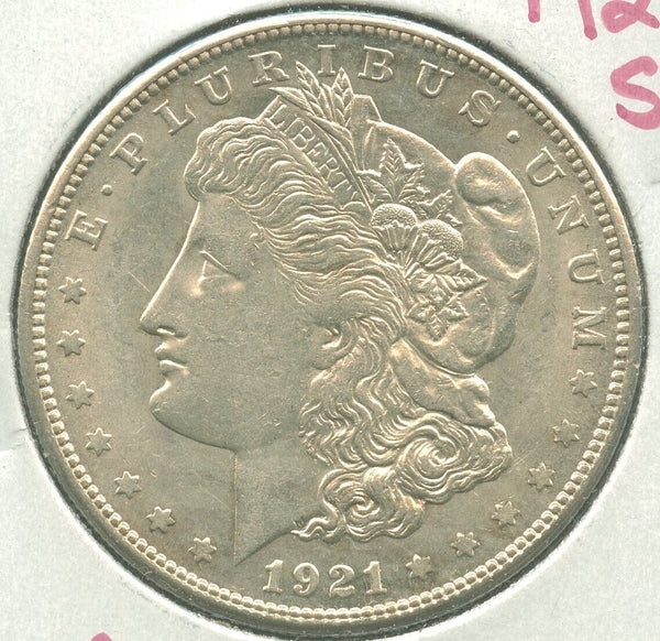 1921-S Morgan Silver Dollar $1 San Francisco Mint - ER406