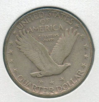 1929-D Silver Standing Liberty Quarter 25c Denver Mint - KR82