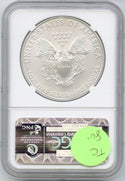 2008 W American Eagle 1 oz Silver Dollar NGC MS70 Certified - DN010